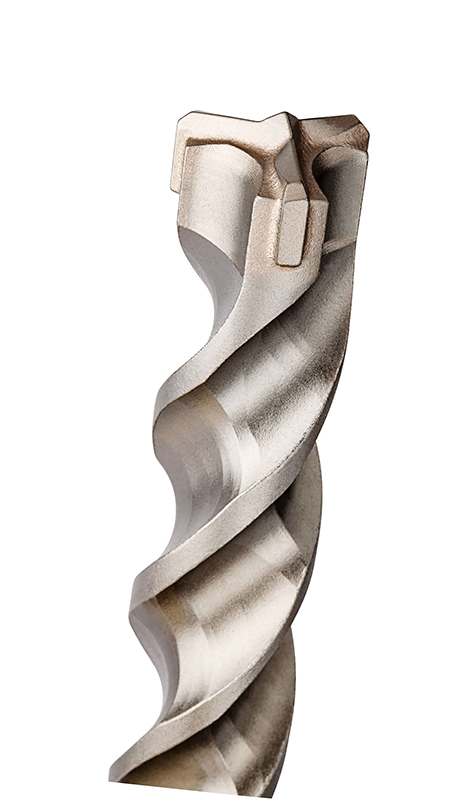 Foret béton 3 taillants compatible SDS+ spécial pose d'huisseries  Ø 6,5x260mm - Zoom2